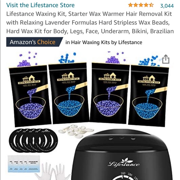 Lifestance Other - Lifestance Hard Wax - 4 bags of 3.5oz wax beads